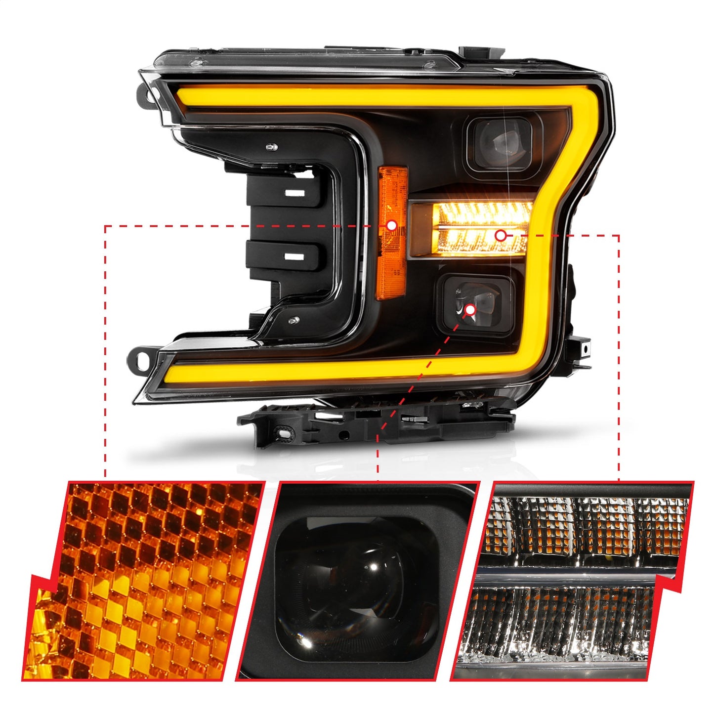 LED Projector Headlight