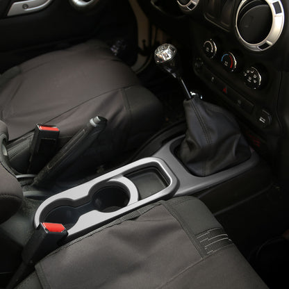 RUGGED RIDGE | 11157.23 | Center Cup Console,Charcoal,Manual,11-16 Jeep Wrangler