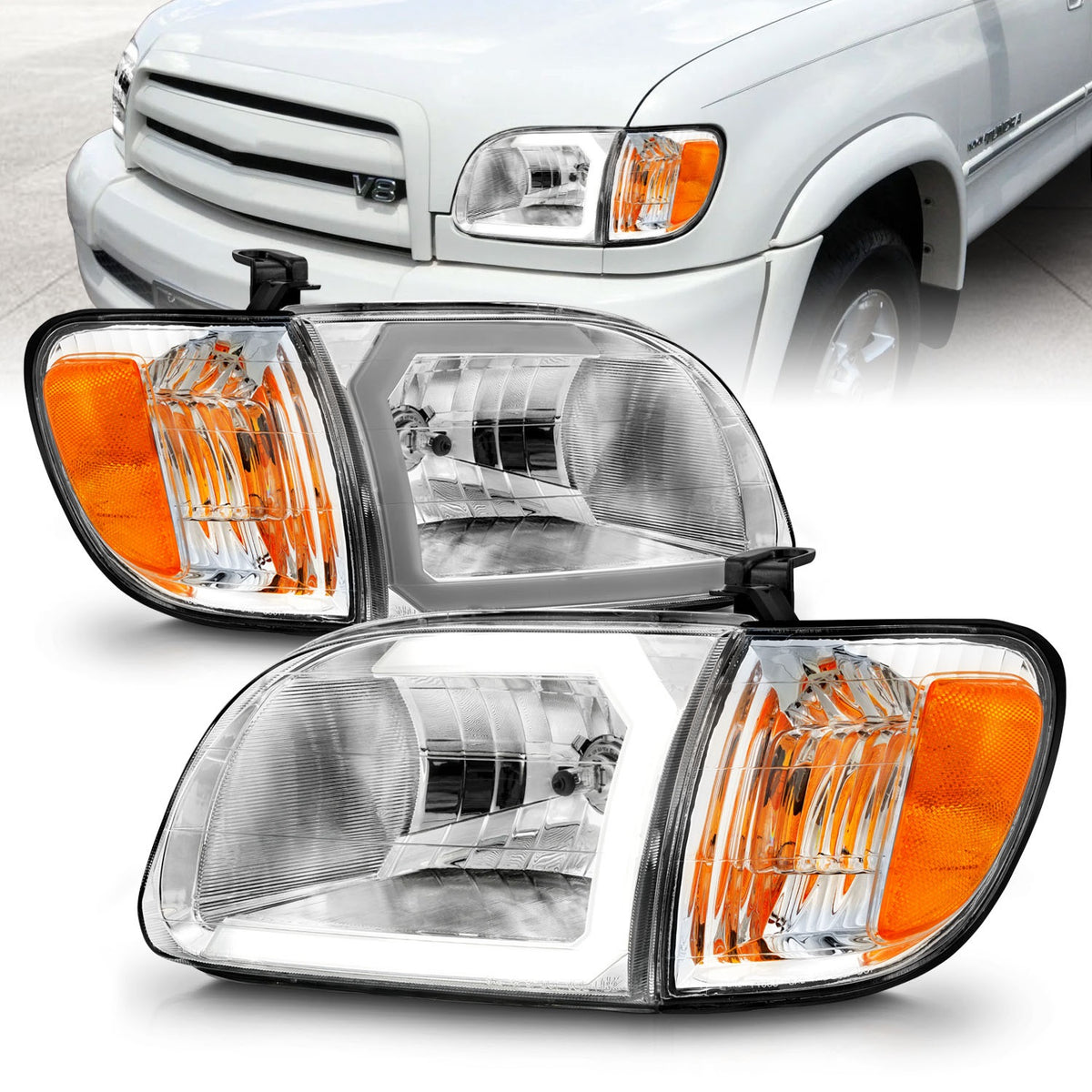 ANZO USA ZUKT_111580 Anzo ZUKT_111580 Lens Chorme Housing w/ Light Bar