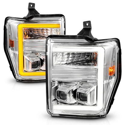 ANZO USA ZUKT_111587 Anzo ZUKT_111587 Lens Chrome Housing w/ Light Bar