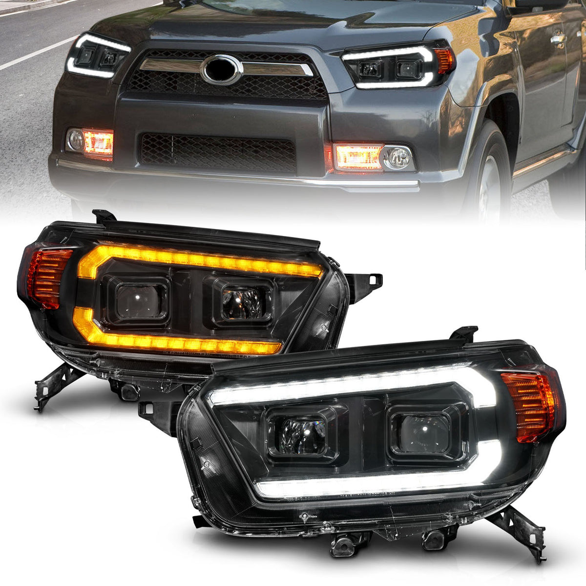 ANZO USA ZUKT_111602 Anzo ZUKT_111602 Projector Headlight Set