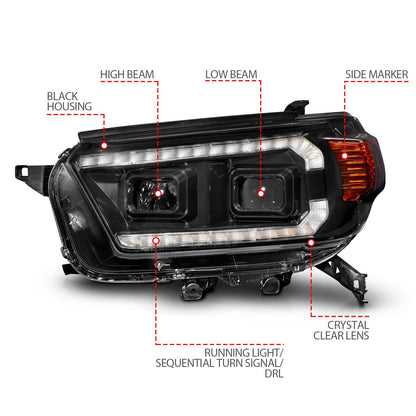 ANZO USA ZUKT_111602 Anzo ZUKT_111602 Projector Headlight Set