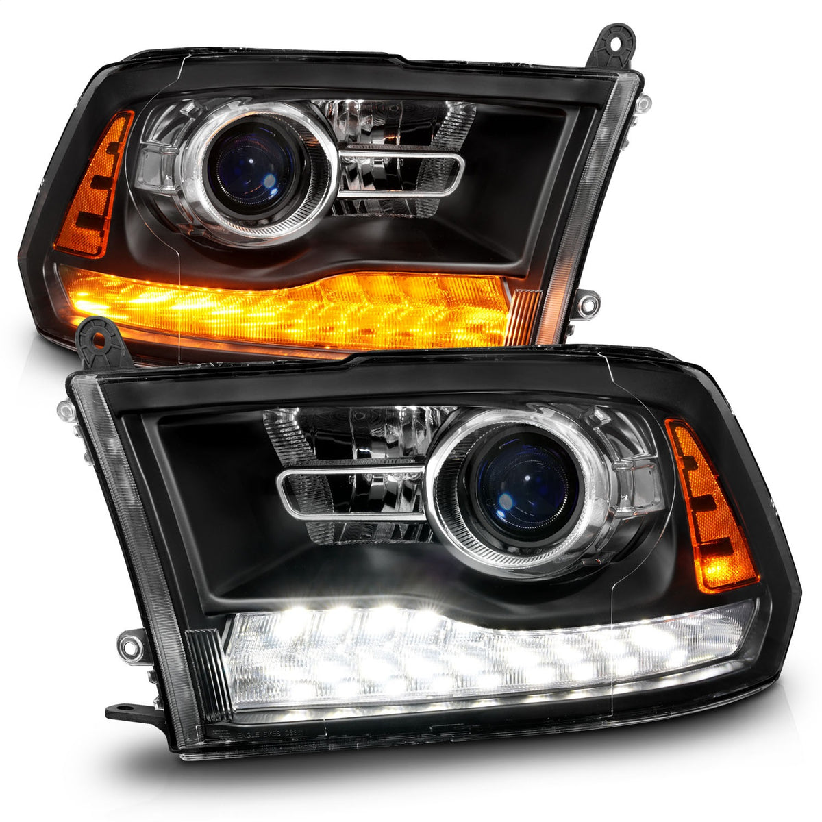 ANZO USA ZUKT_111609 Anzo ZUKT_111609 Projector Headlight Set LED for Ram 1500 for 111609