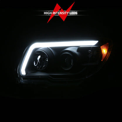 ANZO USA ZUKT_111616 Anzo ZUKT_111616 LED Projector Headlight Black for Fits 4Runner