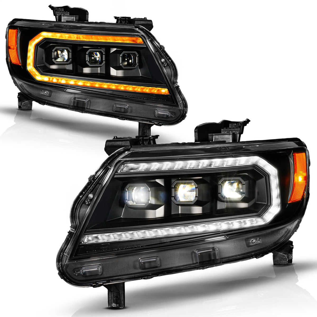 ANZO USA ZUKT_111634 Anzo ZUKT_111634 Housing Headlight w/Sequential Switchback Light