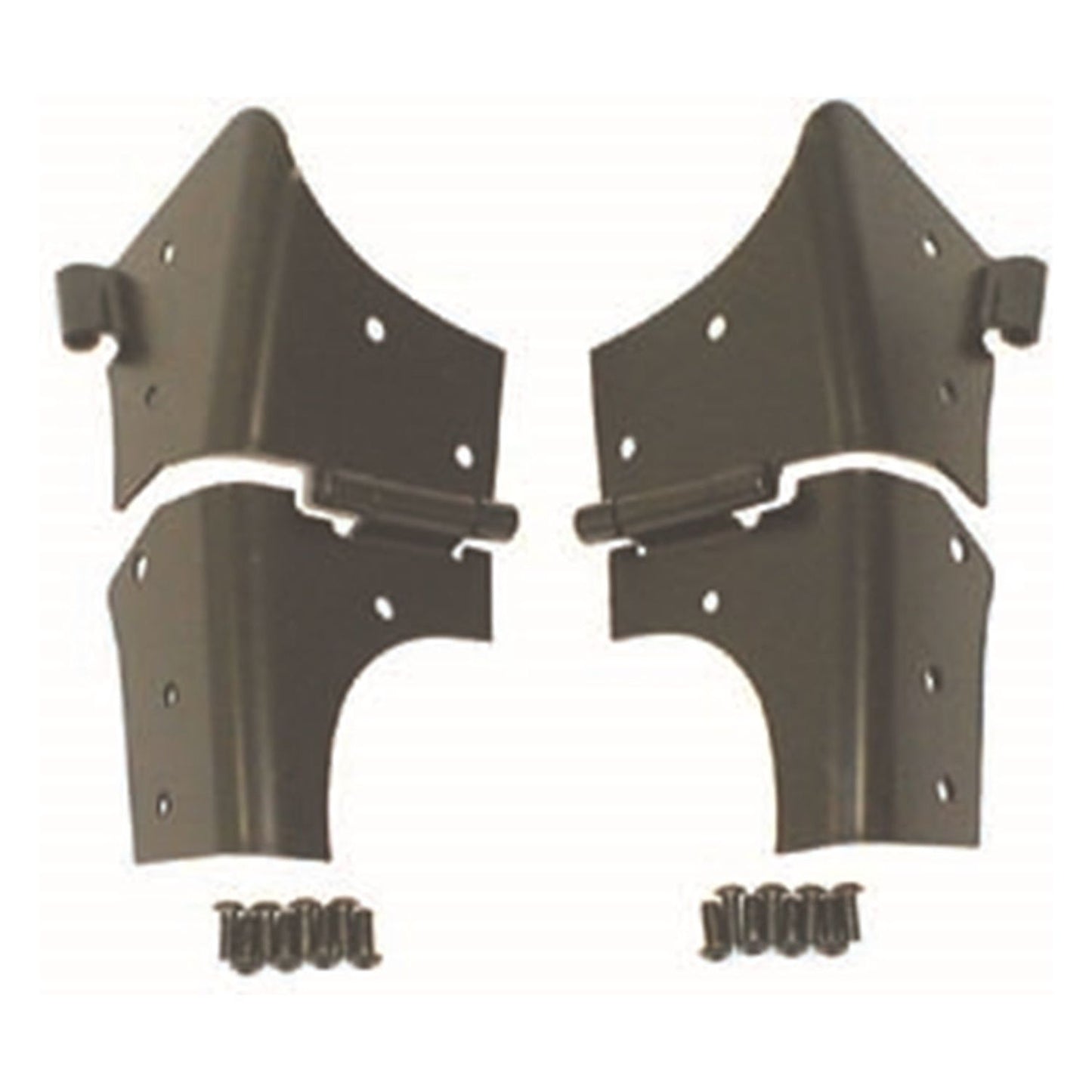 RUGGED RIDGE | 11209.02 | Windshield Hinges, 97-06 Jeep Wrangler, Black