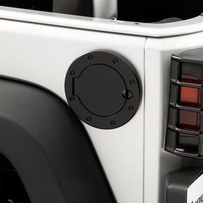 RUGGED RIDGE | 11229.02 | Fuel Cover Black Stainless Steel Jk Wrangler 07-18