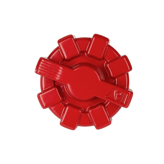 RUGGED RIDGE | 11229.12 | Elite Fuel Cap, Aluminum, Red, 01-18 Jeep Wrangler Tj/Lj/Jk/Jku