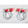 RUGGED RIDGE | 11235.01 | D-Ring Shackles, 3/4 Inch Galvanized Pair