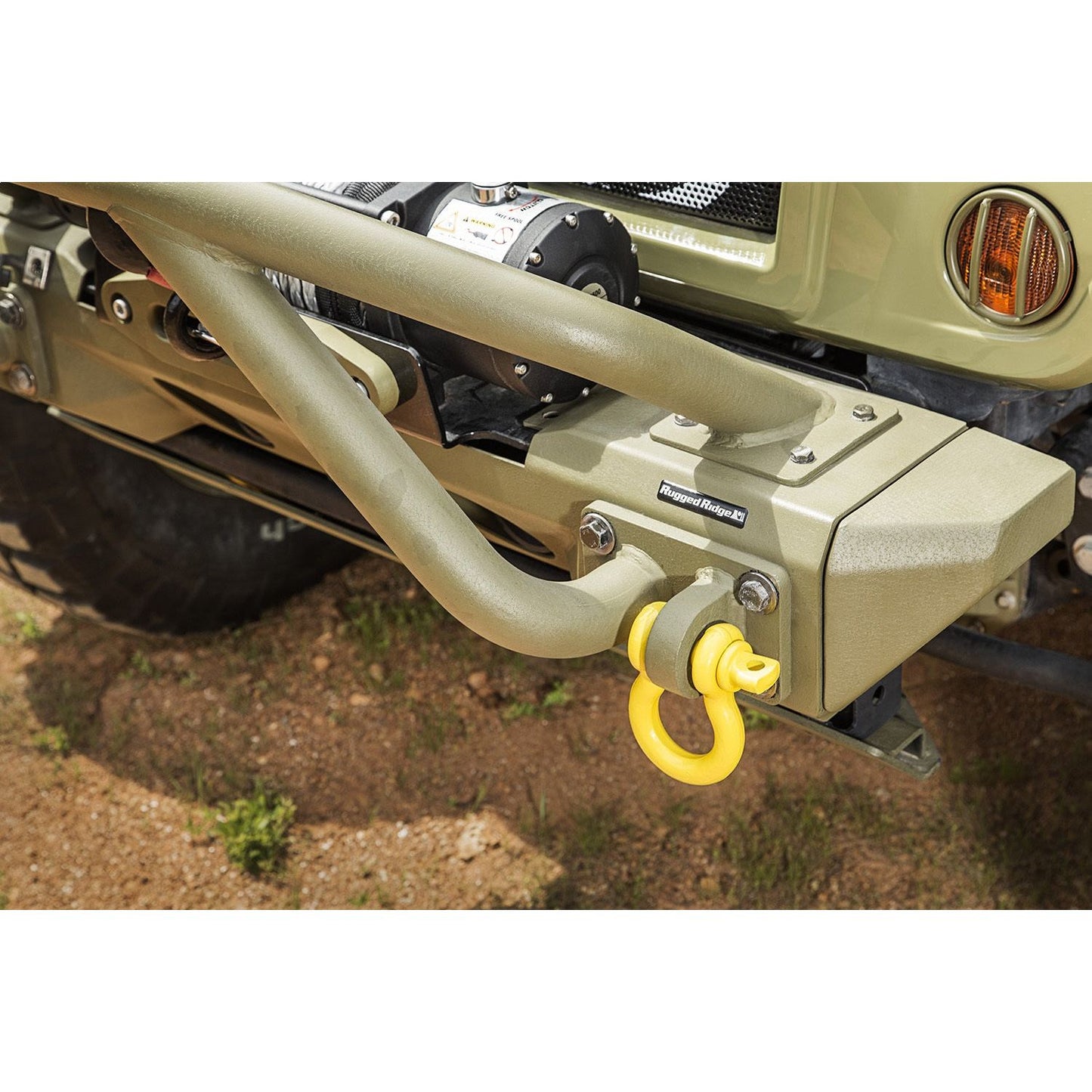RUGGED RIDGE | 11235.15 | D-Rings, 3/4-Inch, Yellow, Pair