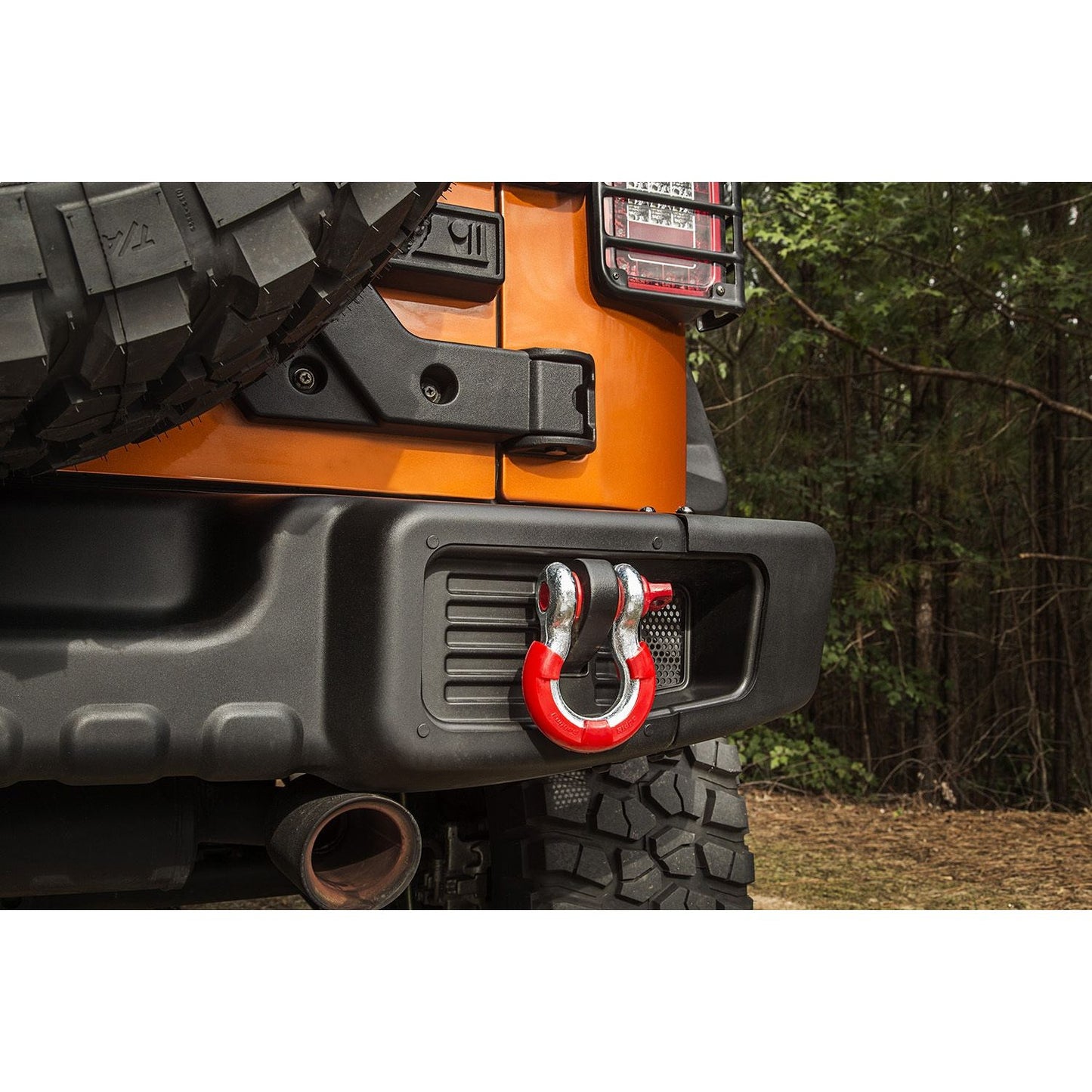 RUGGED RIDGE | 11235.31 | D-Ring Isolator Kit, Red Pair, 3/4-Inch