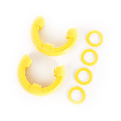 RUGGED RIDGE | 11235.32 | D-Ring Isolator Kit, Yellow Pair, 3/4-Inch