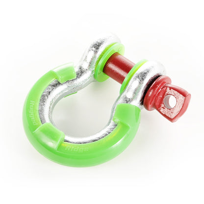 RUGGED RIDGE | 11235.33 | D-Ring Isolator Kit, Green Pair, 3/4-Inch