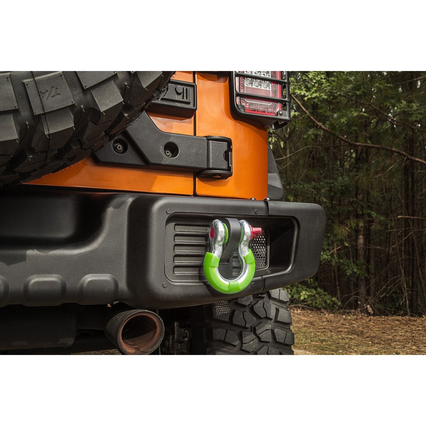 RUGGED RIDGE | 11235.33 | D-Ring Isolator Kit, Green Pair, 3/4-Inch