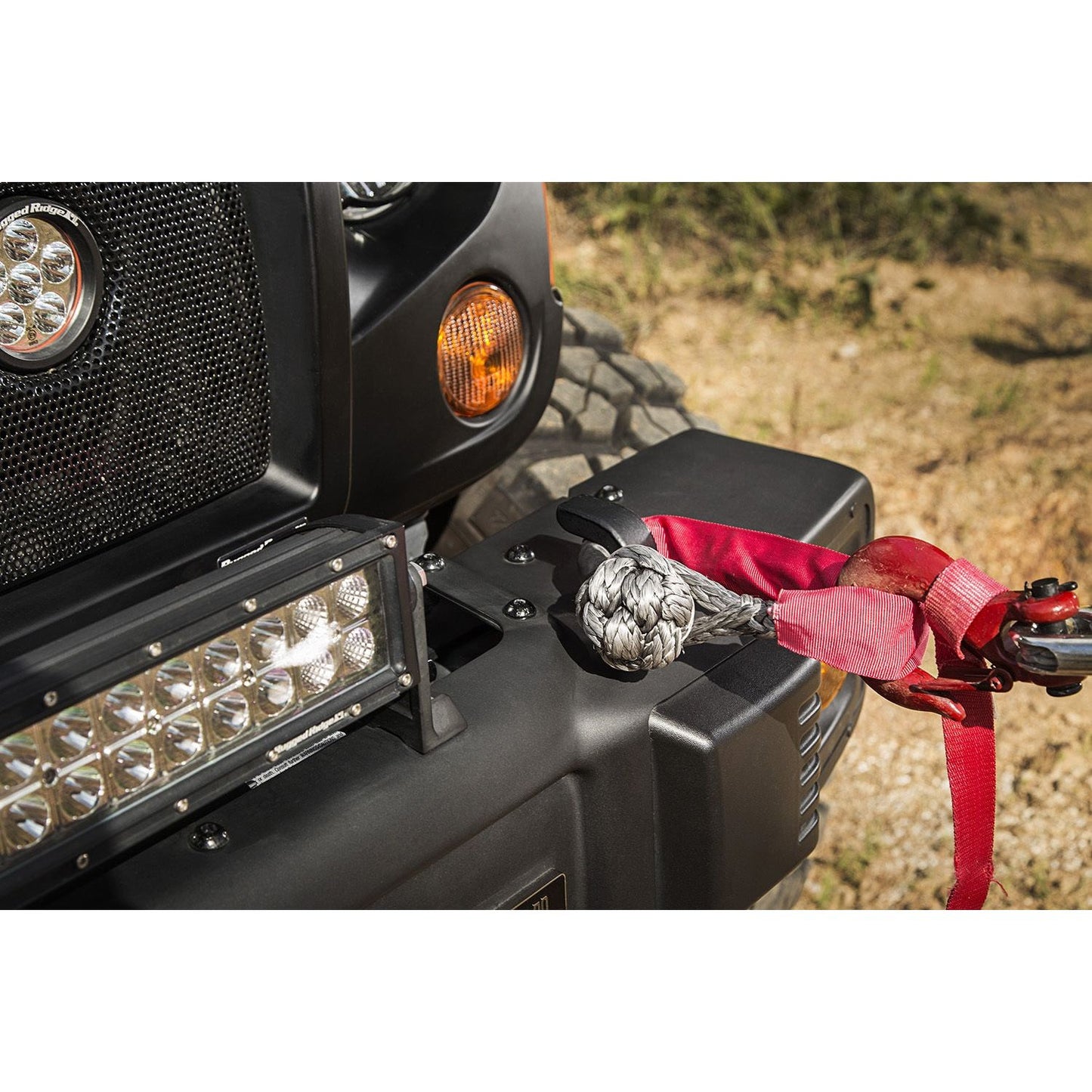 RUGGED RIDGE | 11235.51 | Rope Shackle And Grab Handle, 5/16-Inch