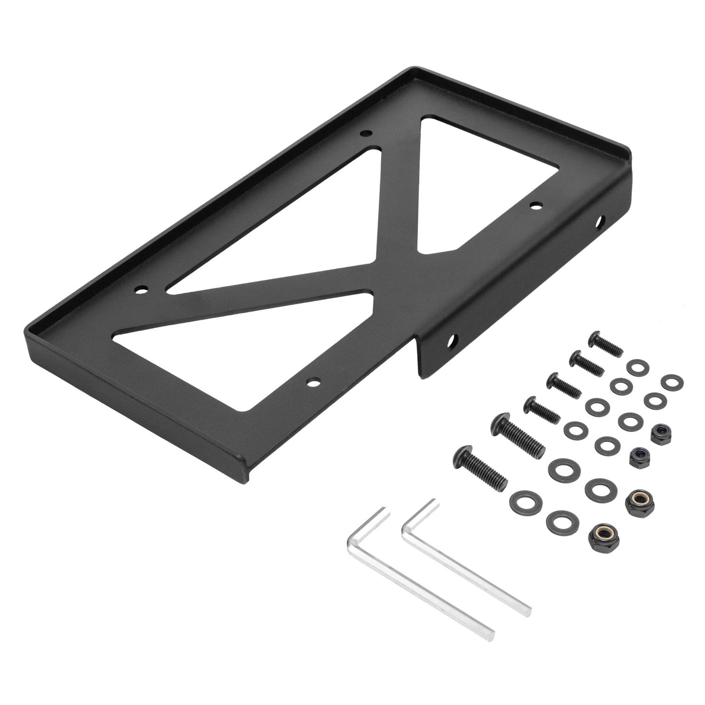 RUGGED RIDGE | 11238.15 | License Plate Holder, Rear Bumper; Universal
