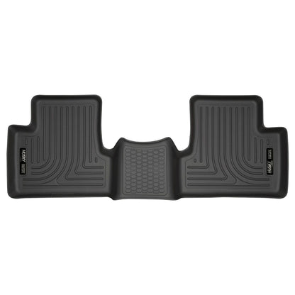 Husky Liners | Weatherbeater 2nd Seat Floor Liner For 2014-2023 Jeep Cherokee Husky Liners | 11271 in black rubber design.