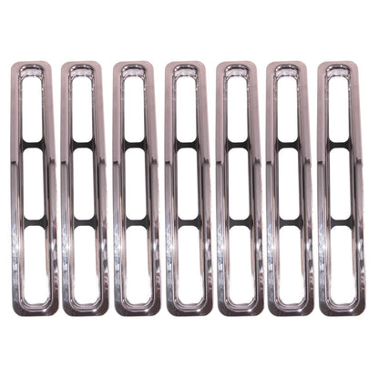 RUGGED RIDGE | 11306.01 | Grille Inserts, Chrome Trim, 87-95 Jeep Wrangler