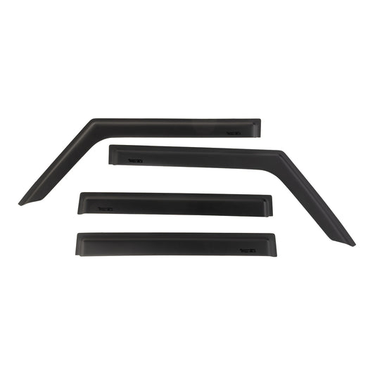 RUGGED RIDGE | 11349.17 | Window Visors, Matte Black; 18-19 Jeep Wrangler/Gladiator
