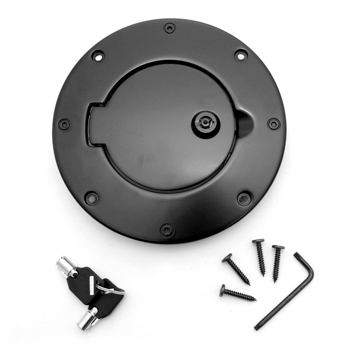 RUGGED RIDGE | 11425.08 | Gas Hatch Cover Tj 97-06 Black Aluminum Locking