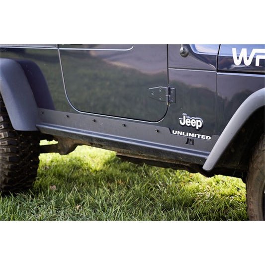 RUGGED RIDGE | 11504.16 | Rocker Guards Heavy-Duty, 04-06 Jeep Wrangler Unlimited