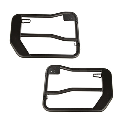 RUGGED RIDGE | 11509.15 | Front Tube Doors With Mirrors, 18-C Jeep Wrangler/Gladiator