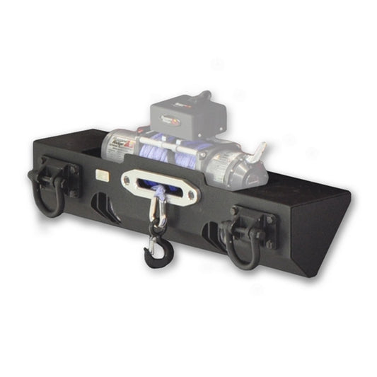 RUGGED RIDGE | 11540.1 | Bumper Base Xhd Front Winch Mount Textured Black Jk 07-16 Wrangler