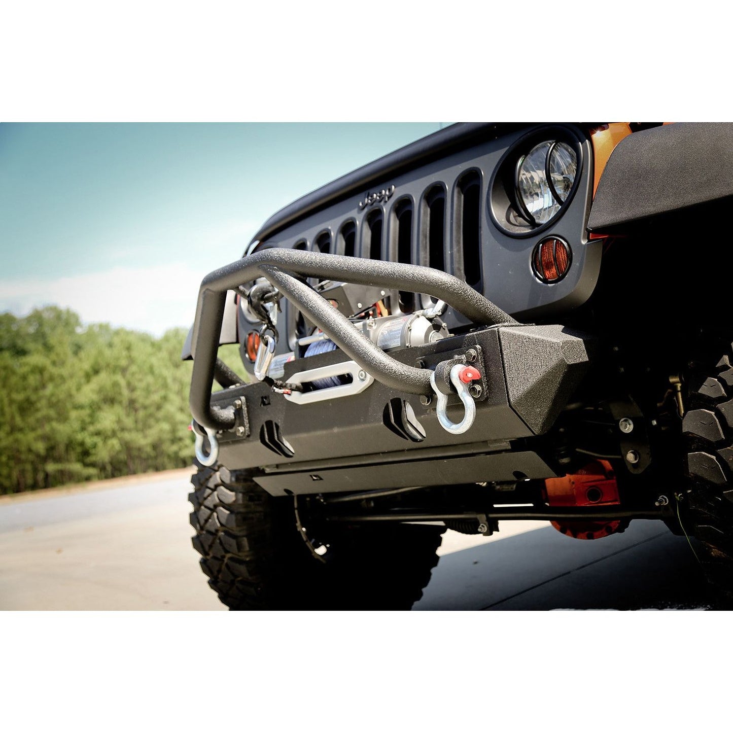 RUGGED RIDGE | 11540.25 | Front Bumper Double X Striker Fits 76-16 Wrangler