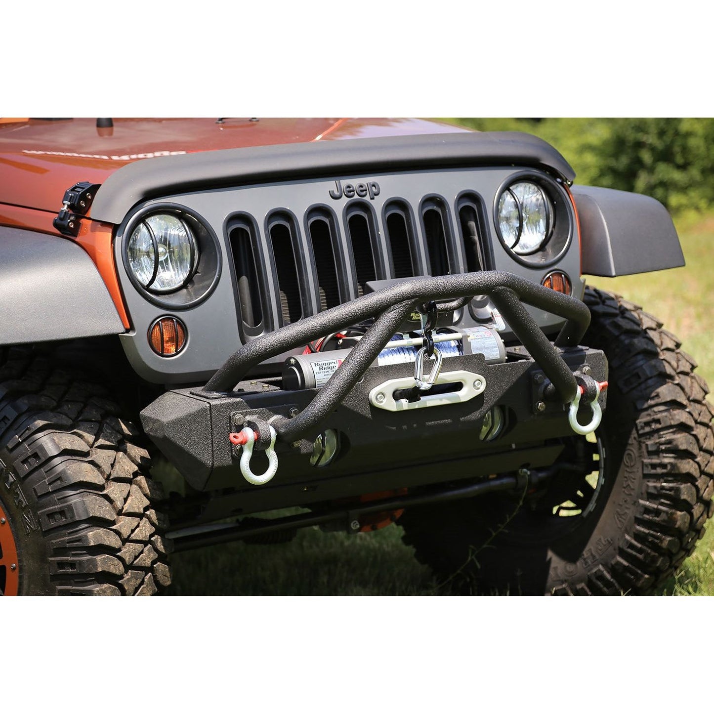 RUGGED RIDGE | 11540.25 | Front Bumper Double X Striker Fits 76-16 Wrangler
