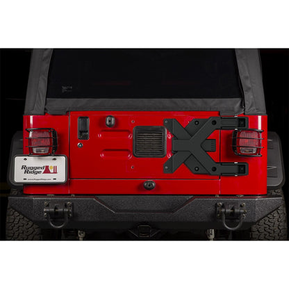 RUGGED RIDGE | 11546.61 | Spartacus Hd Tire Carrier, Hinge Casting; 97-06 Tj
