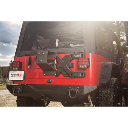 RUGGED RIDGE | 11546.61 | Spartacus Hd Tire Carrier, Hinge Casting; 97-06 Tj