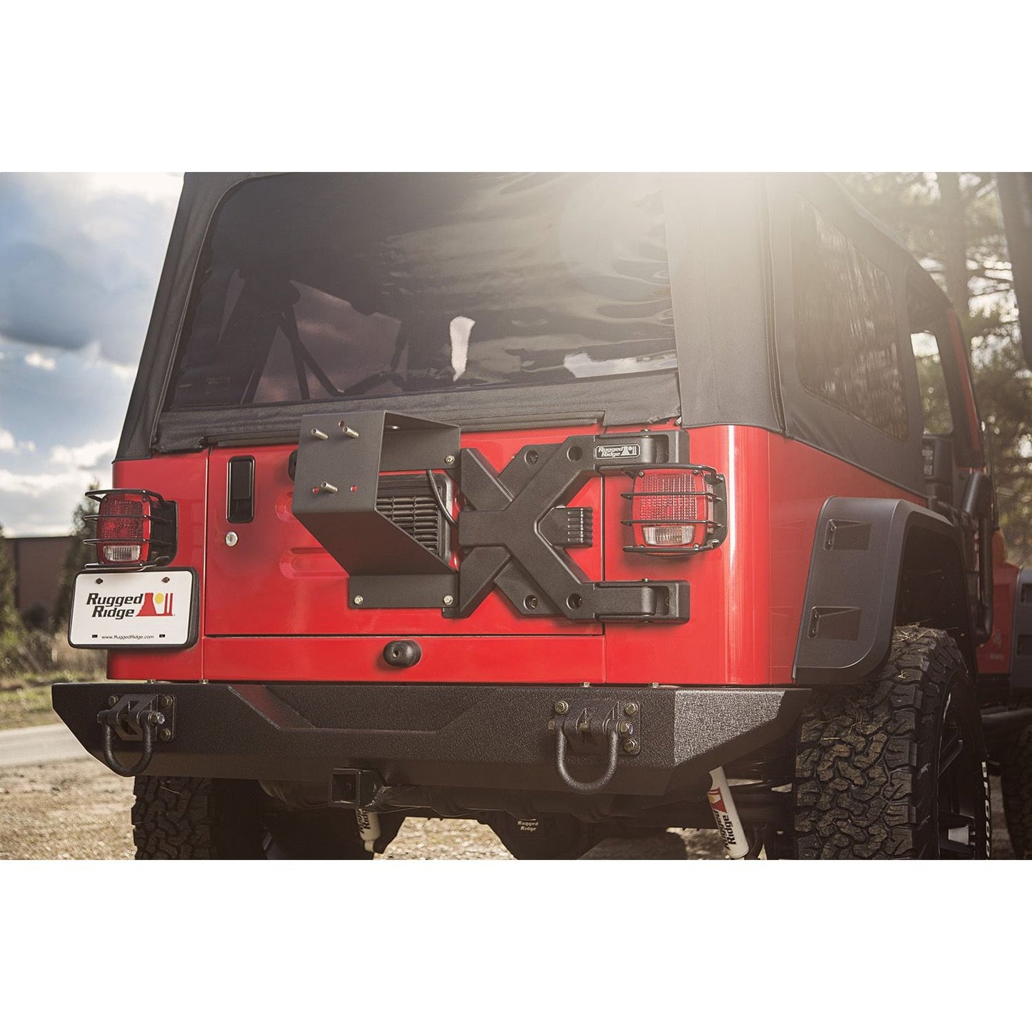 RUGGED RIDGE | 11546.62 | Spartacus Hd Tire Carrier, Whl Mount; 87-06 Yj/Tj