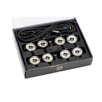 Morimoto Rock Light Kit: White LED / 8 Pack