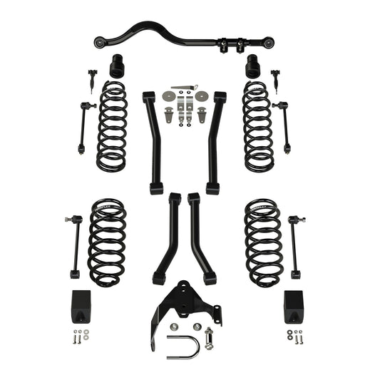 TeraFlex | 07-18 Wrangler JK 4 Door 3 Inch Suspension System w/ 4 Sport Control Arms No Shocks TeraFlex | 1156224