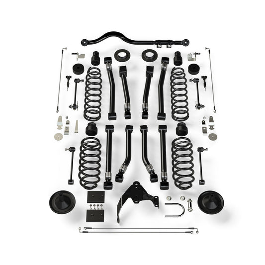 TeraFlex | 07-18 Wrangler JK 2 Door 4 Inch Suspension System w/ 8 Alpine Short Control Arms No Shocks TeraFlex | 1156403