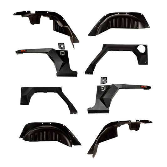 RUGGED RIDGE | 11615.05 | Xhd Armor Fenders And Liner Kit, 2-Door, 07-18 Jeep Wrangler Jk