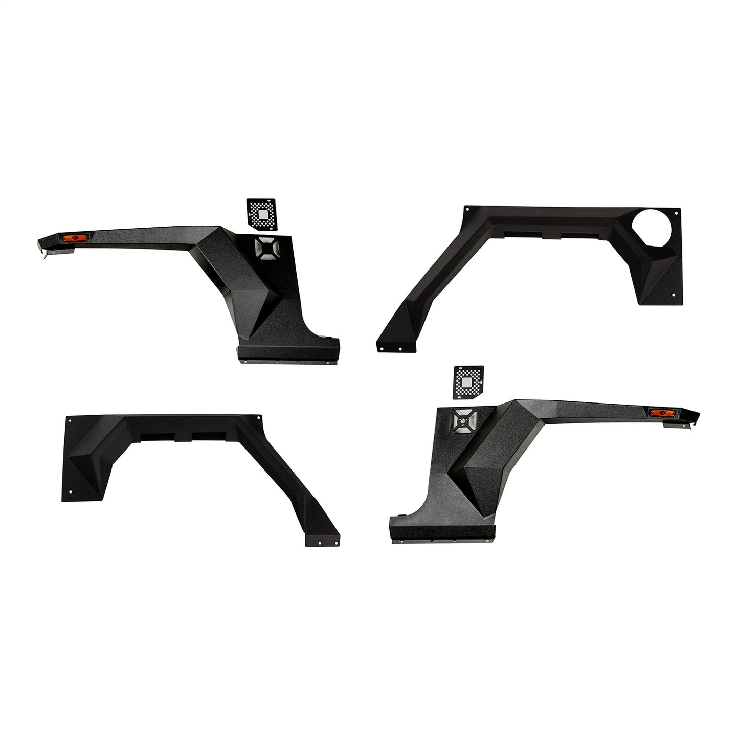 RUGGED RIDGE | 11615.05 | Xhd Armor Fenders And Liner Kit, 2-Door, 07-18 Jeep Wrangler Jk