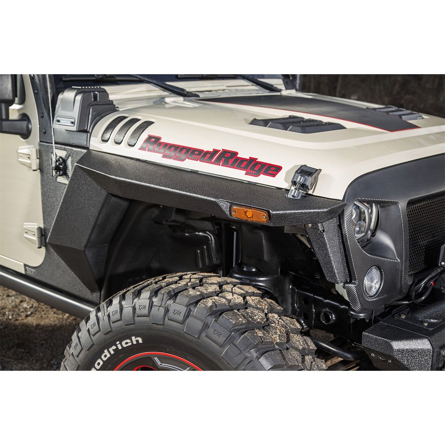 RUGGED RIDGE | 11615.05 | Xhd Armor Fenders And Liner Kit, 2-Door, 07-18 Jeep Wrangler Jk