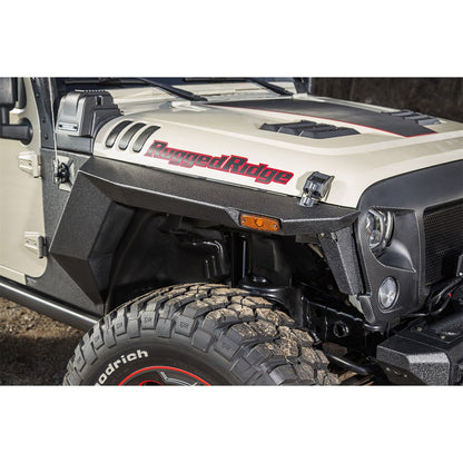 RUGGED RIDGE | 11615.05 | Xhd Armor Fenders And Liner Kit, 2-Door, 07-18 Jeep Wrangler Jk