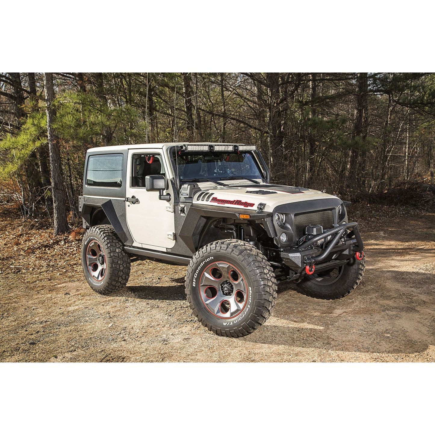 RUGGED RIDGE | 11615.05 | Xhd Armor Fenders And Liner Kit, 2-Door, 07-18 Jeep Wrangler Jk