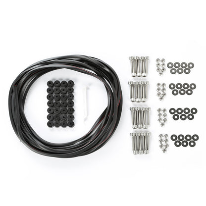 RUGGED RIDGE | 11630.3 | 4-Piece Fender Flare Kit; 97-06 Jeep Wrangler