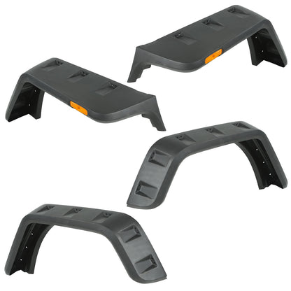 RUGGED RIDGE | 11640.25 | 07-15 Wrangler Jk Hurricane Flate Flare Kit Smooth Black