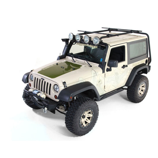 RUGGED RIDGE | 11703.21 | Sherpa Roof Rack Kit; 07-18 Jeep Wrangler Jk, 2 Door