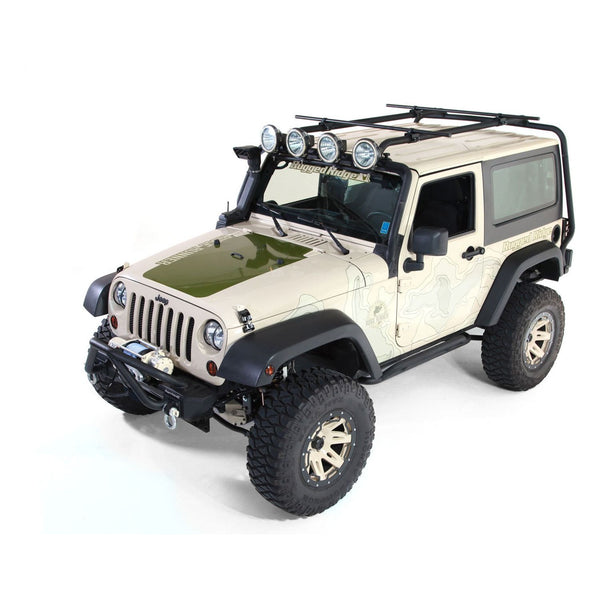 RUGGED RIDGE | 11703.21 | Sherpa Roof Rack Kit; 07-18 Jeep Wrangler Jk, 2 Door