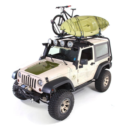 RUGGED RIDGE | 11703.21 | Sherpa Roof Rack Kit; 07-18 Jeep Wrangler Jk, 2 Door