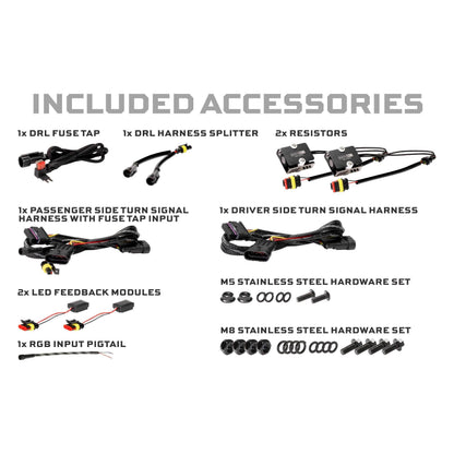 Morimoto Standard Jeep JL / JT XRGB Fender Flare Chop Kit (Set) product image 2