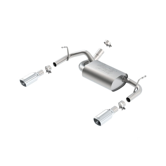 BORLA 2012-2018 Jeep Wrangler Axle-Back Exhaust System Part # 11860