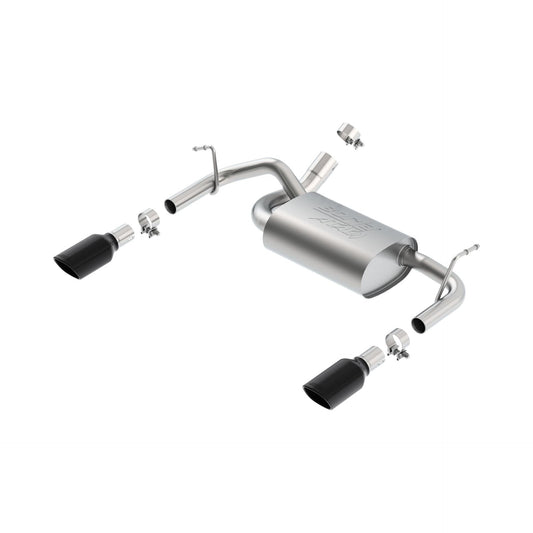 BORLA 2012-2018 Jeep Wrangler Axle-Back Exhaust System Part # 11860BC