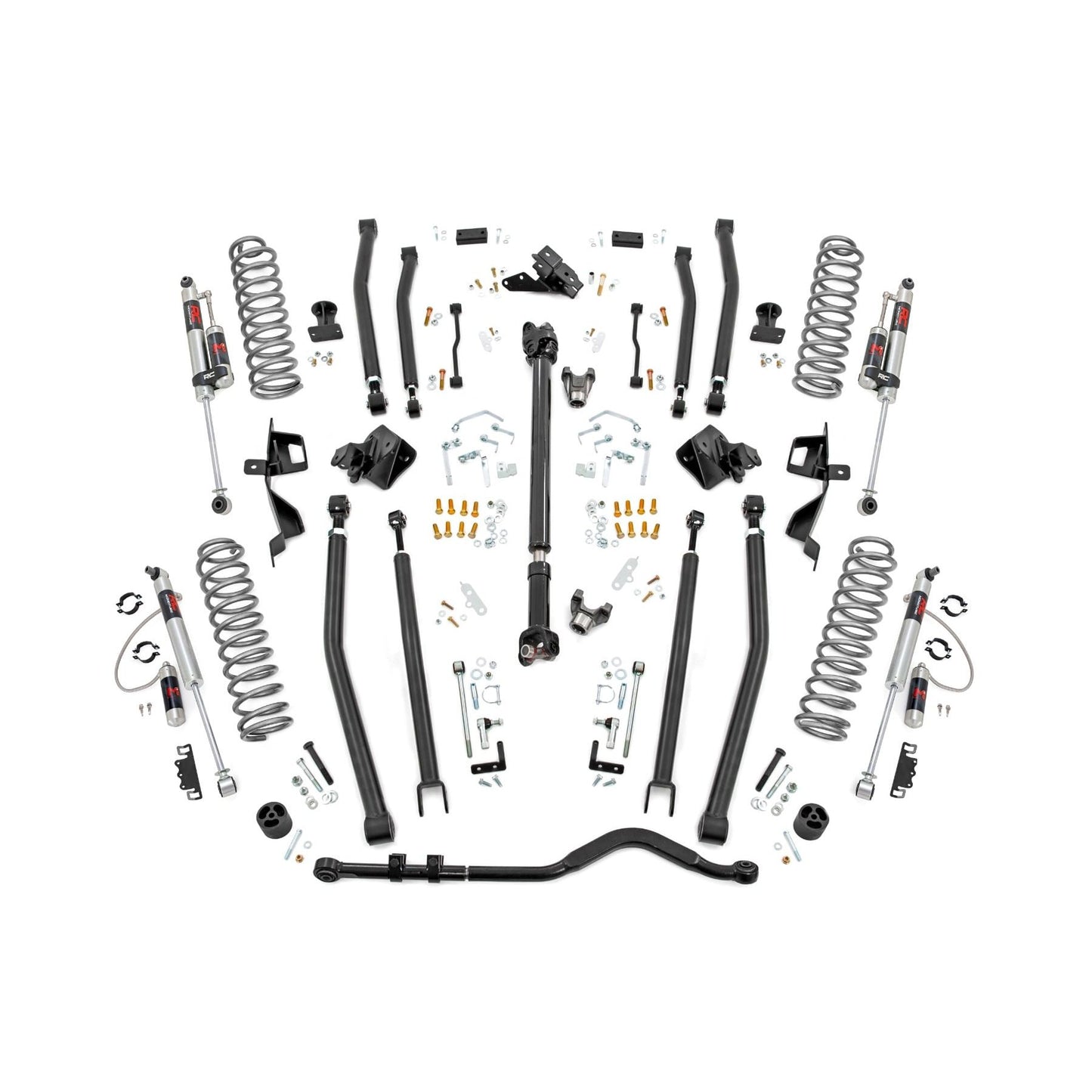 ROUGH COUNTRY | 6 Inch Lift Kit  Long Arm  M1R  Jeep Wrangler Unlimited 4WD (2018-2023) | 66044