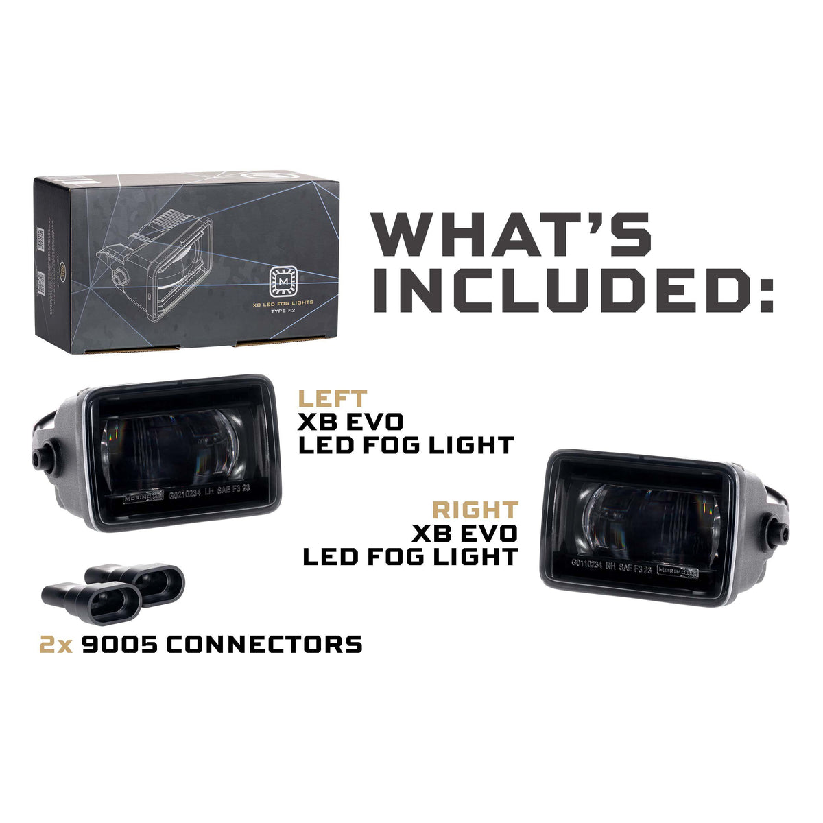 Morimoto XB Evo Fog Lights: Type F2 (White / Set)